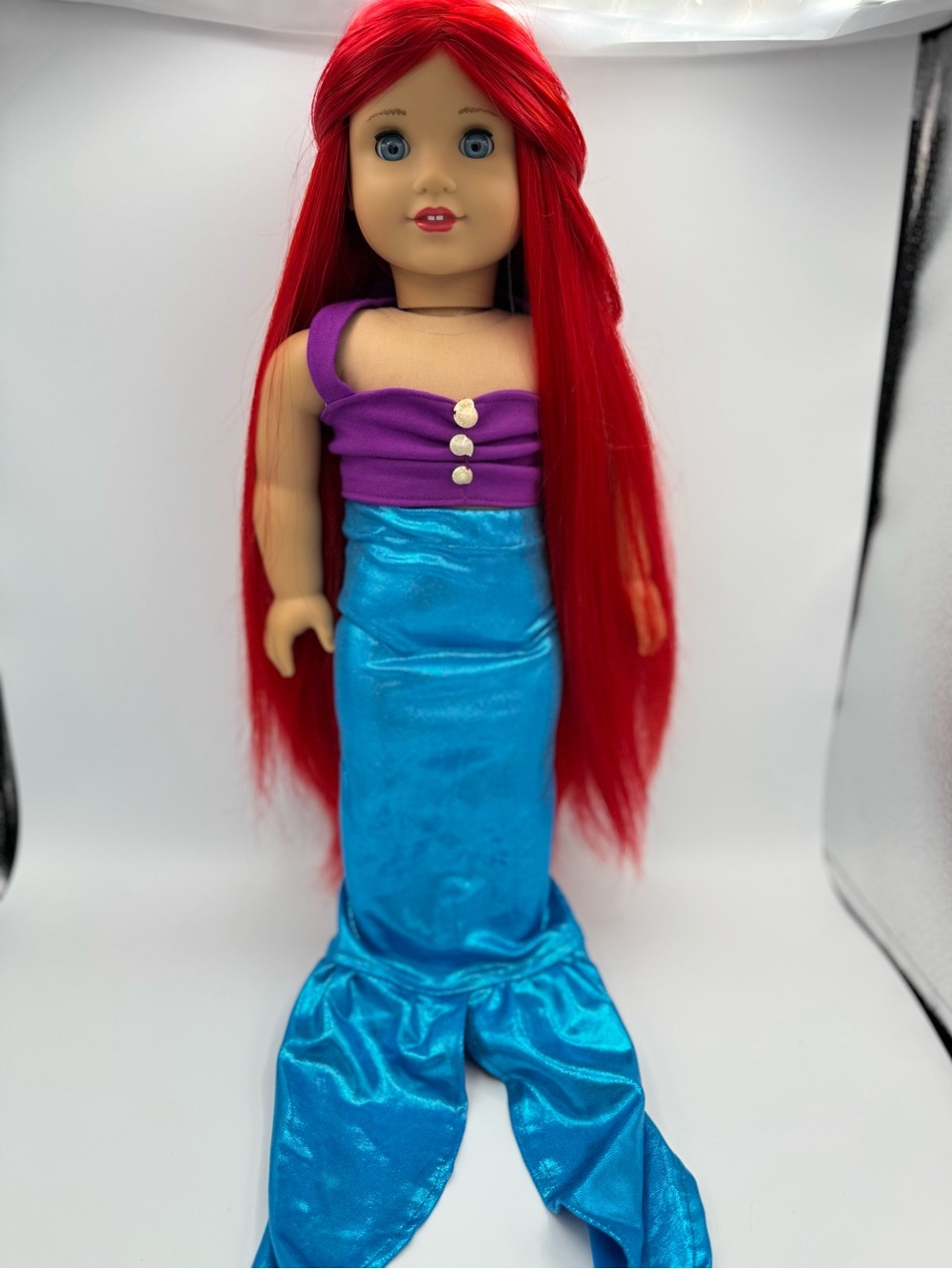 American Girl Doll custom OOAK Ariel The Little Mermaid Disney